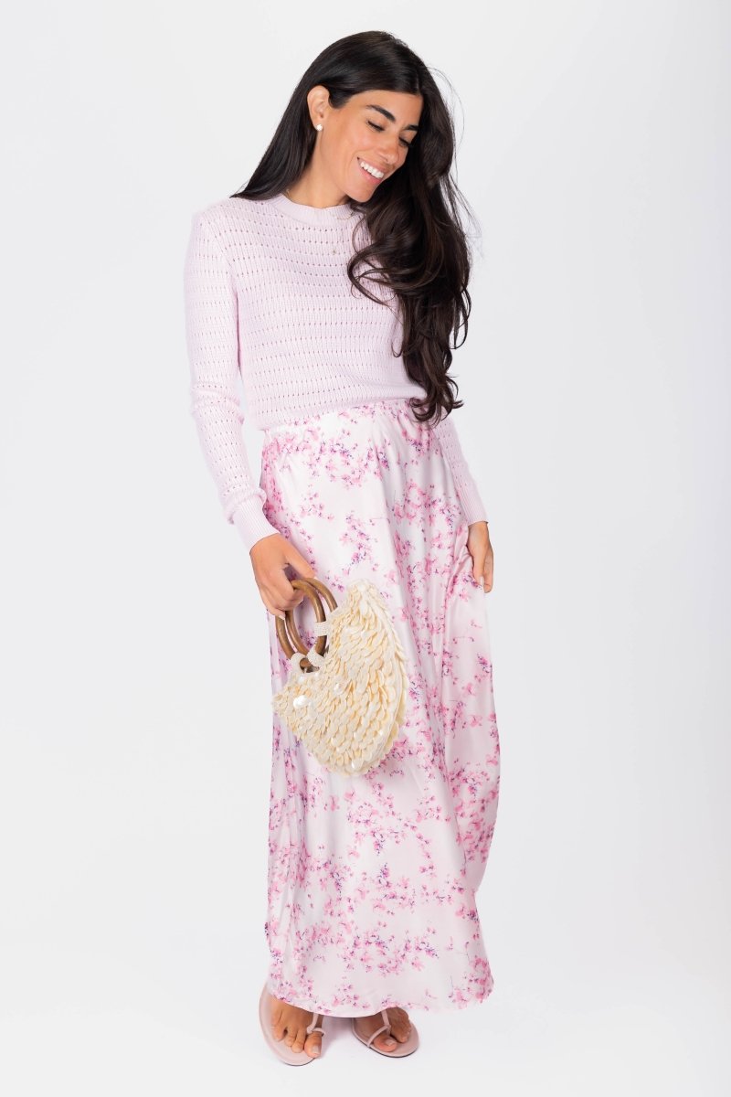 Dakota Skirt (Pink Pattern) - Glamourous Grace