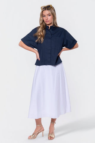 Dakota Skirt (White Solid)