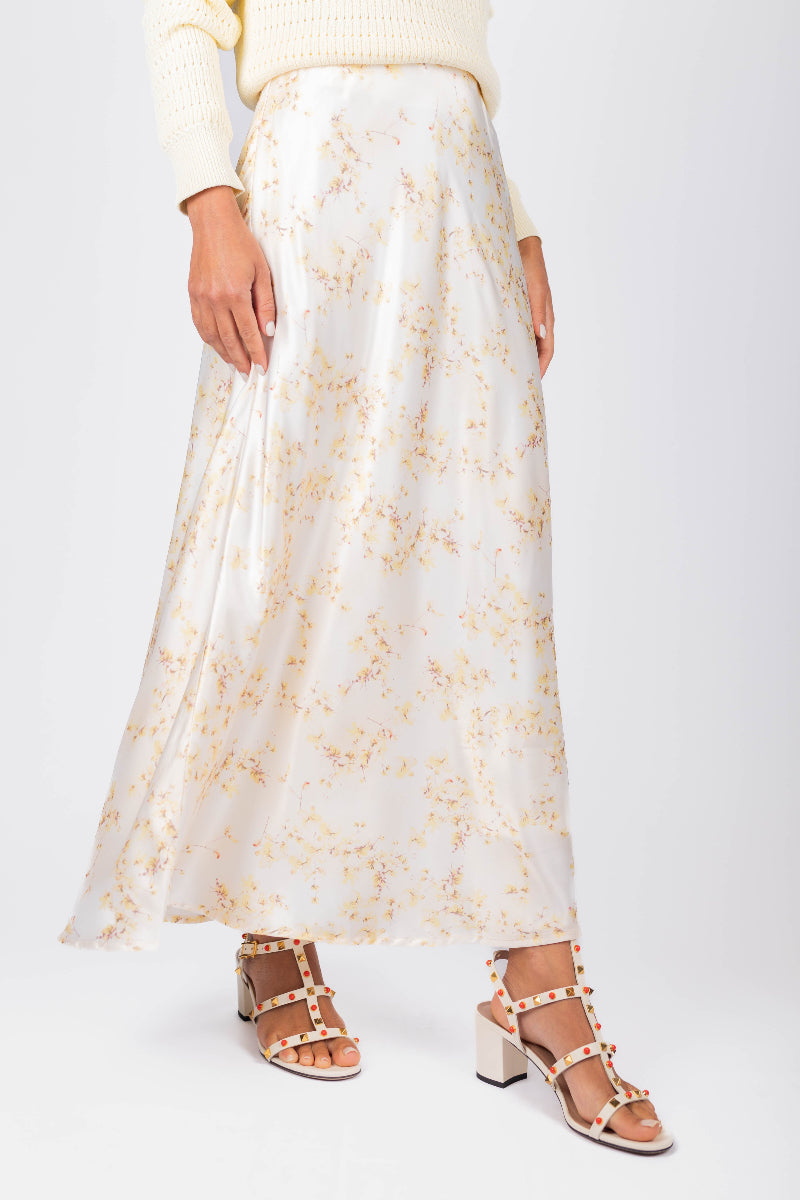 Dakota Skirt (Yellow Flower) - Glamourous Grace