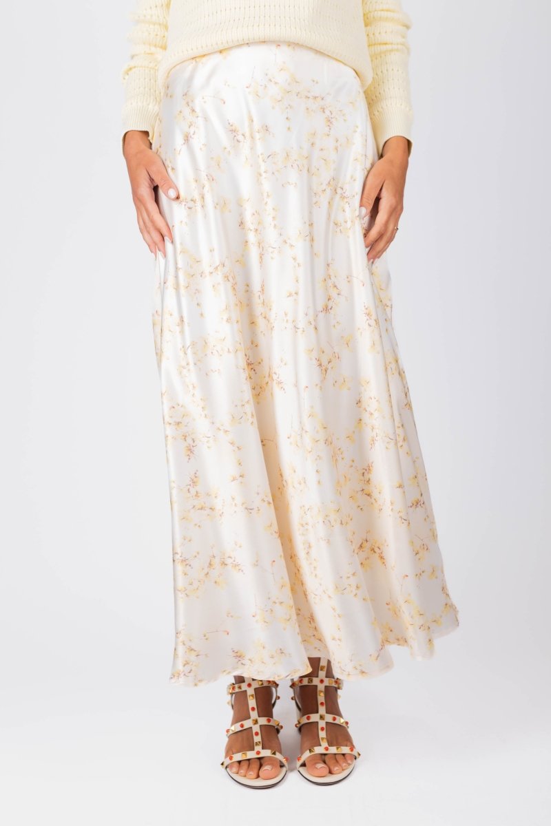 Dakota Skirt (Yellow Flower) - Glamourous Grace
