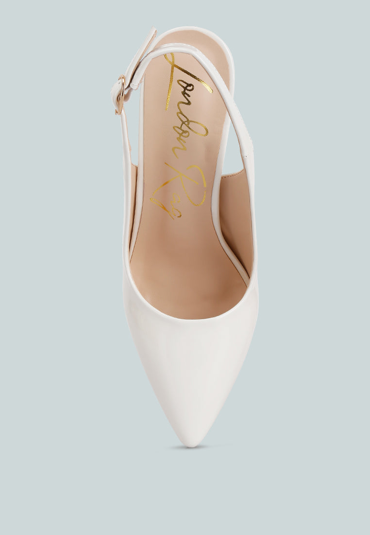 Dalaney Slingback High Block Sandals - Glamourous Grace