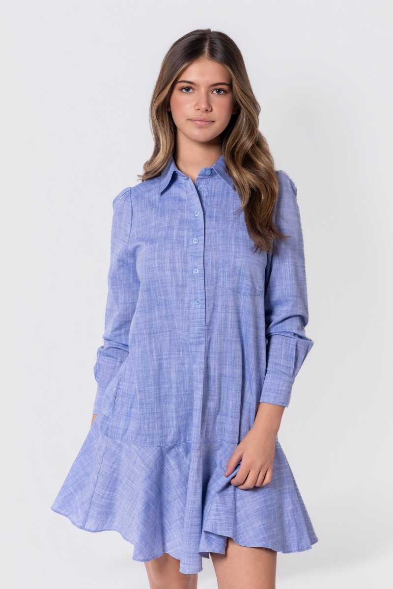 Dana Dress (Blue) - Glamourous Grace