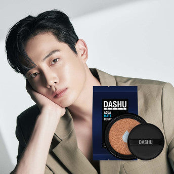 Dashu Men’s Aqua Matte BB Cushion (for Refill) 15g (SPF50+/PA++++) - Glamourous Grace