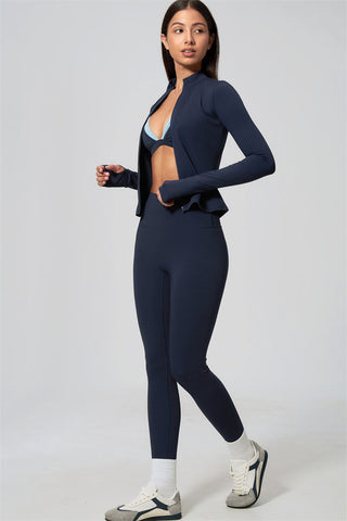 The Seraphine Jacket Sports Bra Leggings 3-Piece Set