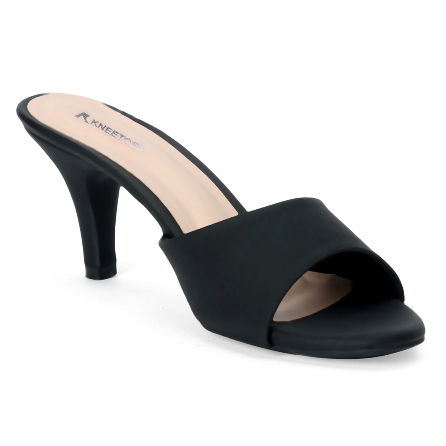 Velina – Black Kitten Heels - Glamourous Grace