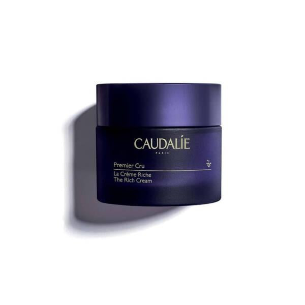 Caudalie Premier Cru The Rich Anti-Aging Cream for Dry Skin - Viniferine, Hyaluronic Acid, 1.69 fl oz - Glamourous Grace