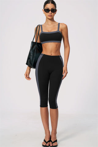 The Sandstone Sports Bra Capri Leggings 2-Piece Set