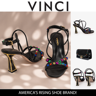 The Aurora Black Leather Strappy Women Sandal - Glamourous Grace