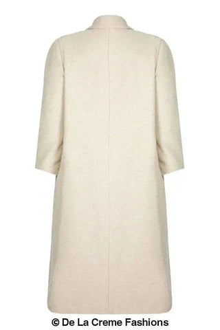 Plus Size Wool Cashmere Coat - Curve Inclusive | Femstylo