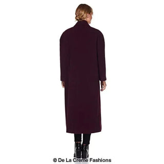 Plus Size Wool Cashmere Coat - Curve Inclusive | Femstylo