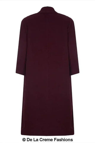 Plus Size Wool Cashmere Coat - Curve Inclusive | Femstylo