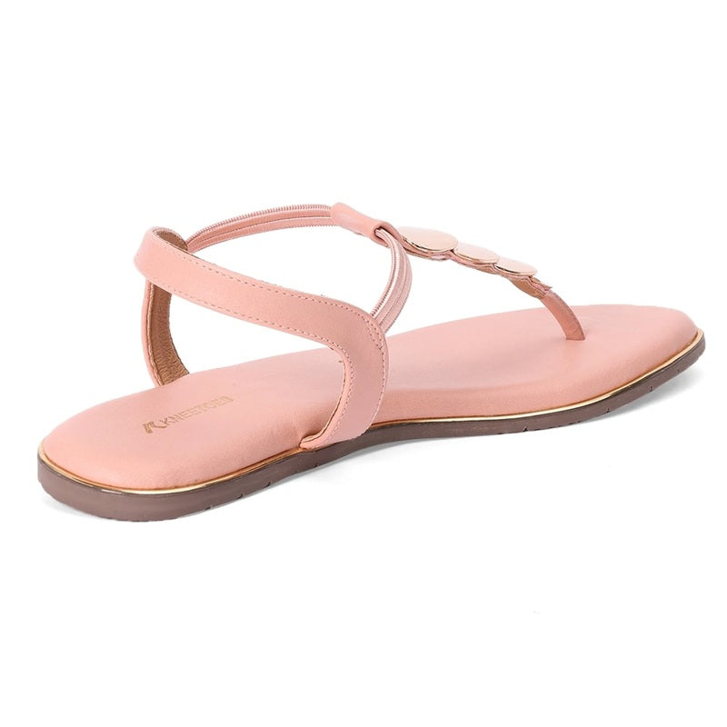 Bonita - Blush Pink Thong Sandals - Glamourous Grace