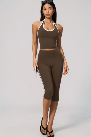 The Onyx Tank Top Capri Leggings 2-Piece Set