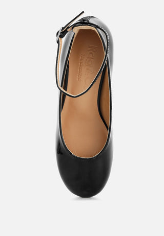 Debbie Ankle Strap Low Block Heel Sandals - Glamourous Grace