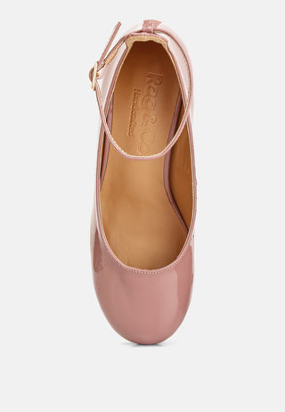 Debbie Ankle Strap Low Block Heel Sandals - Glamourous Grace