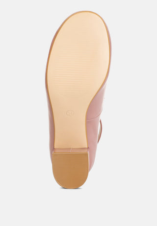 Debbie Ankle Strap Low Block Heel Sandals - Glamourous Grace