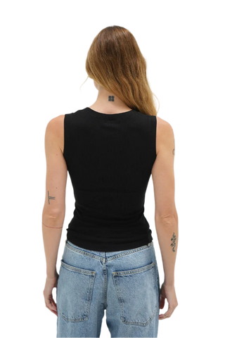 Deep U Ribbed Tank Top - Glamourous Grace