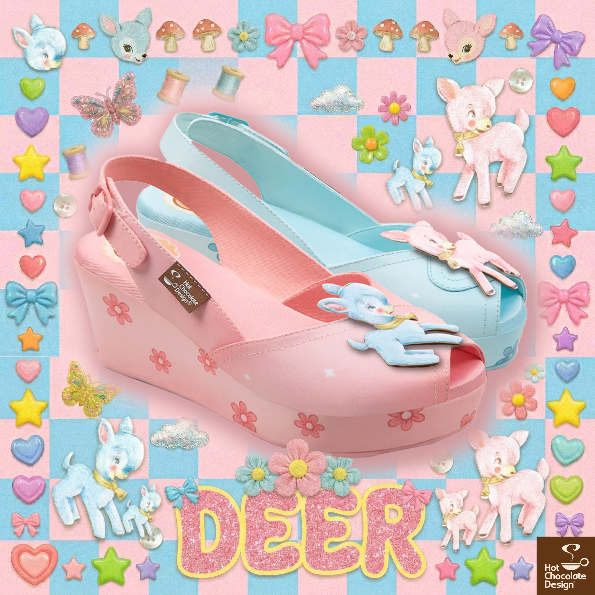 Deer Women's Sandals - Glamourous Grace