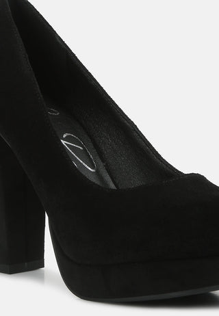 Delia Seude Block Heel Pumps