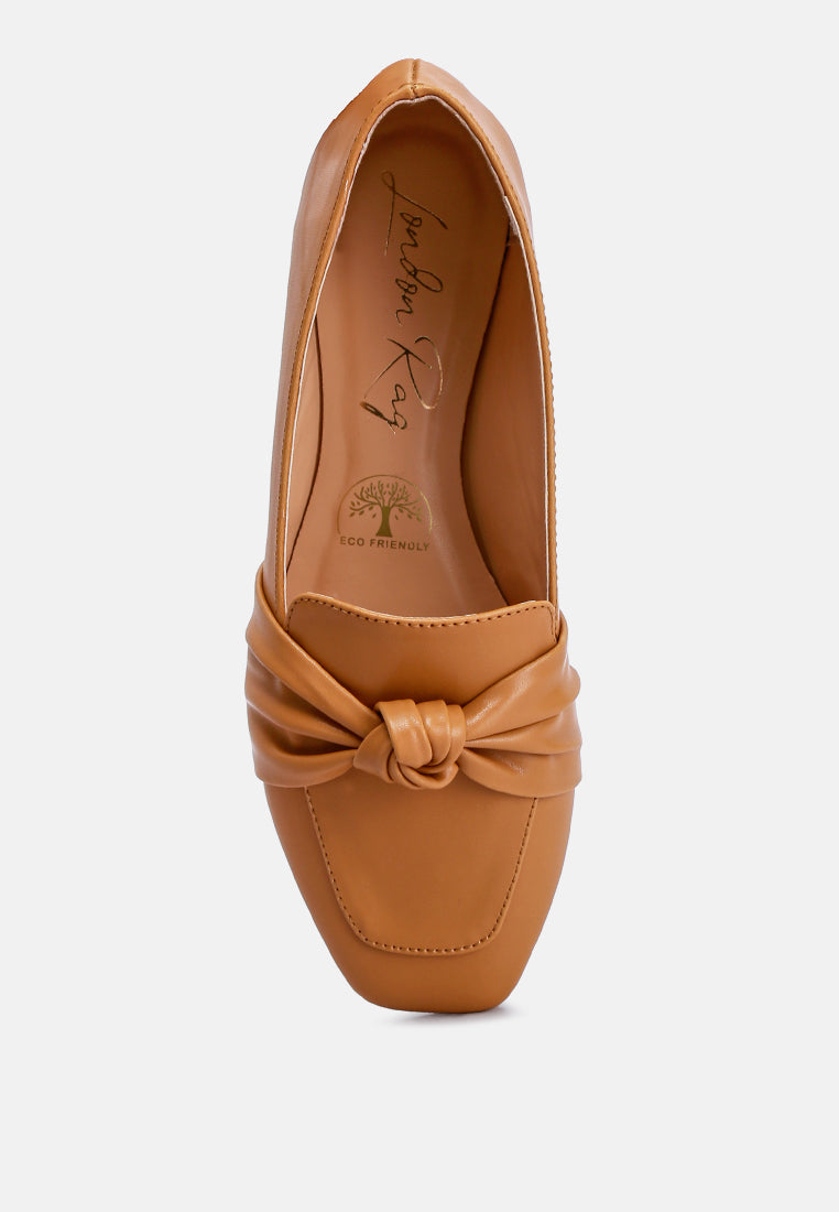 Denali Recycled Faux Leather Flat Loafers - Glamourous Grace