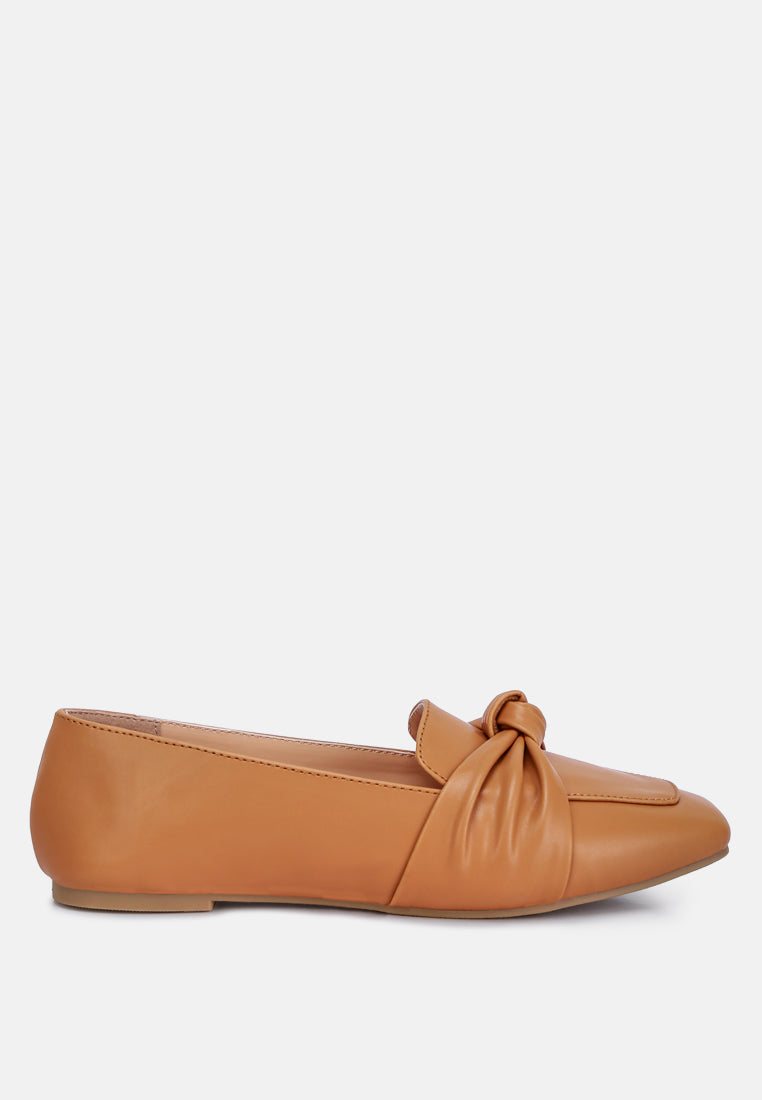 Denali Recycled Faux Leather Flat Loafers - Glamourous Grace