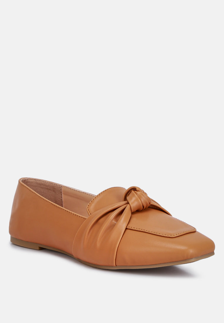 Denali Recycled Faux Leather Flat Loafers - Glamourous Grace