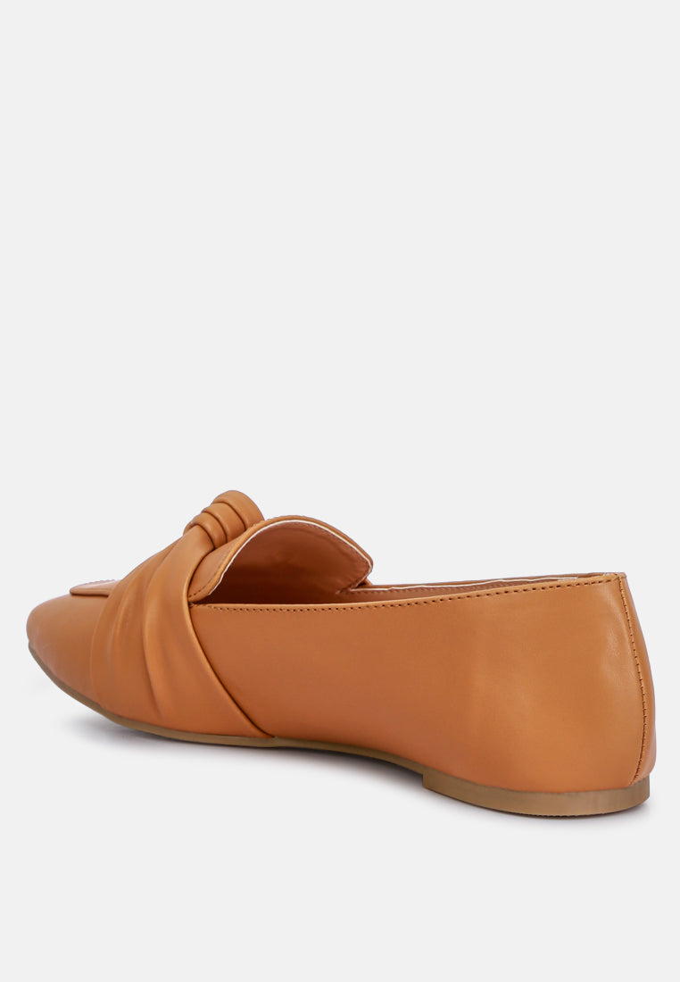Denali Recycled Faux Leather Flat Loafers - Glamourous Grace