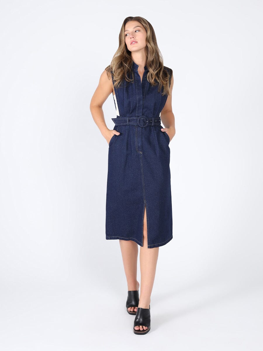 Denim sleeveless dress - Glamourous Grace