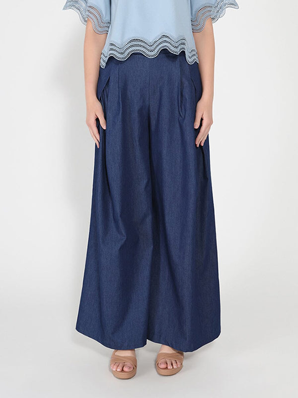 Denim Wide Pants - Glamourous Grace
