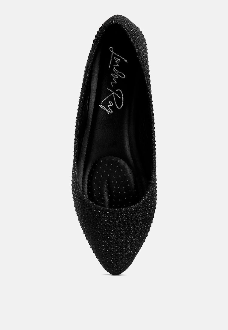 Denki Studded Ballerina Flats - Glamourous Grace