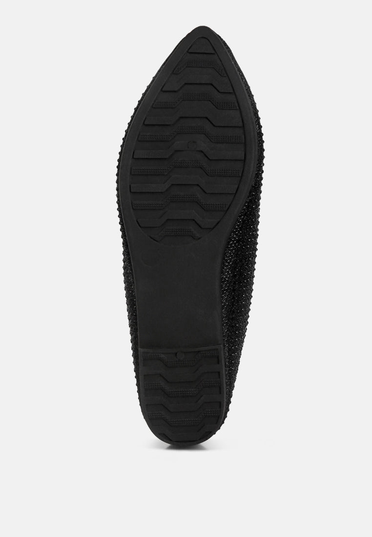 Denki Studded Ballerina Flats - Glamourous Grace