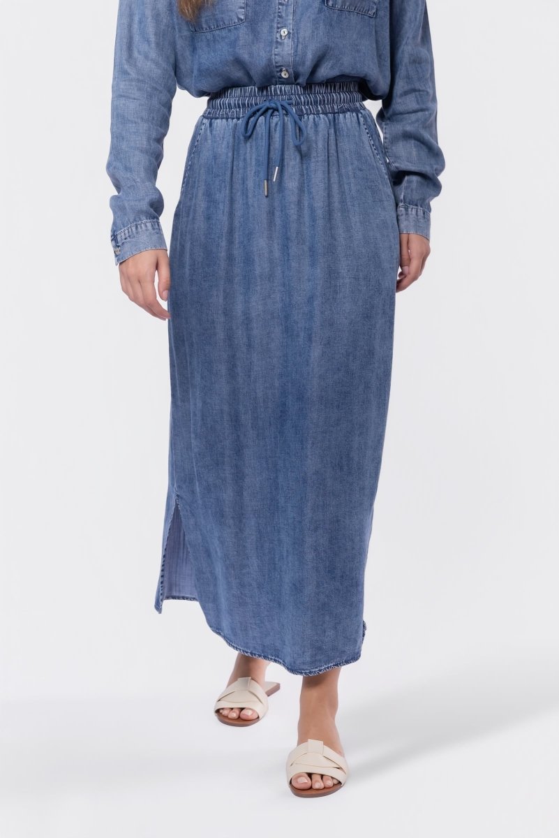 Denver Skirt 36" (Blue) - Glamourous Grace