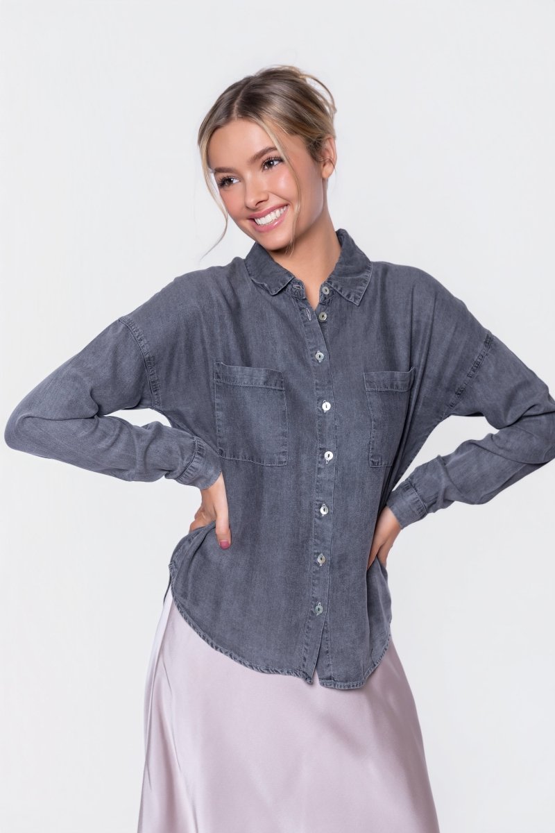 Denver Top (Black) - Glamourous Grace