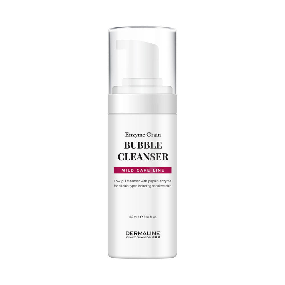 DERMALINE Enzyme Grain Bubble Cleanser 160ml - Glamourous Grace