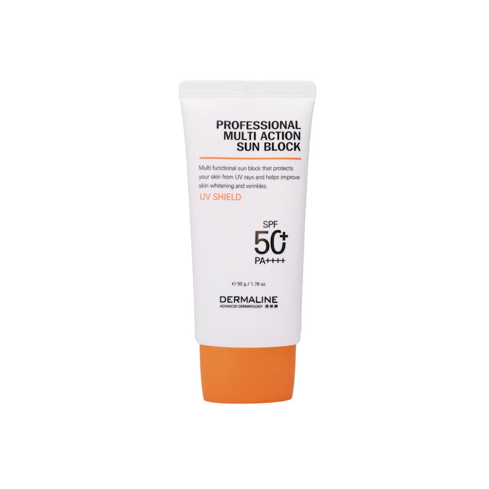 DERMALINE Professional Multi Action Sunblock SPF50+ PA+++ 50ml - Glamourous Grace