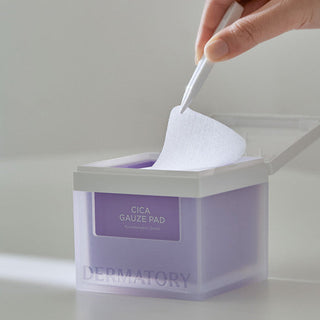 DERMATORY Hypoallergenic Cica Rescue Gauze Pad 200ml (80ea)