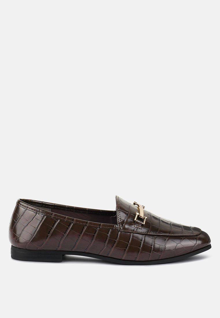 Deverell Street-Smart Horsebit Embellished Loafers - Glamourous Grace