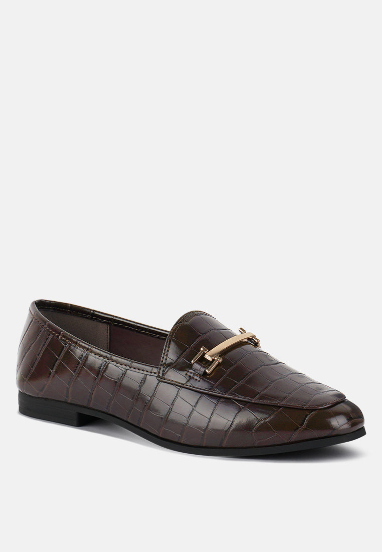 Deverell Street-Smart Horsebit Embellished Loafers - Glamourous Grace