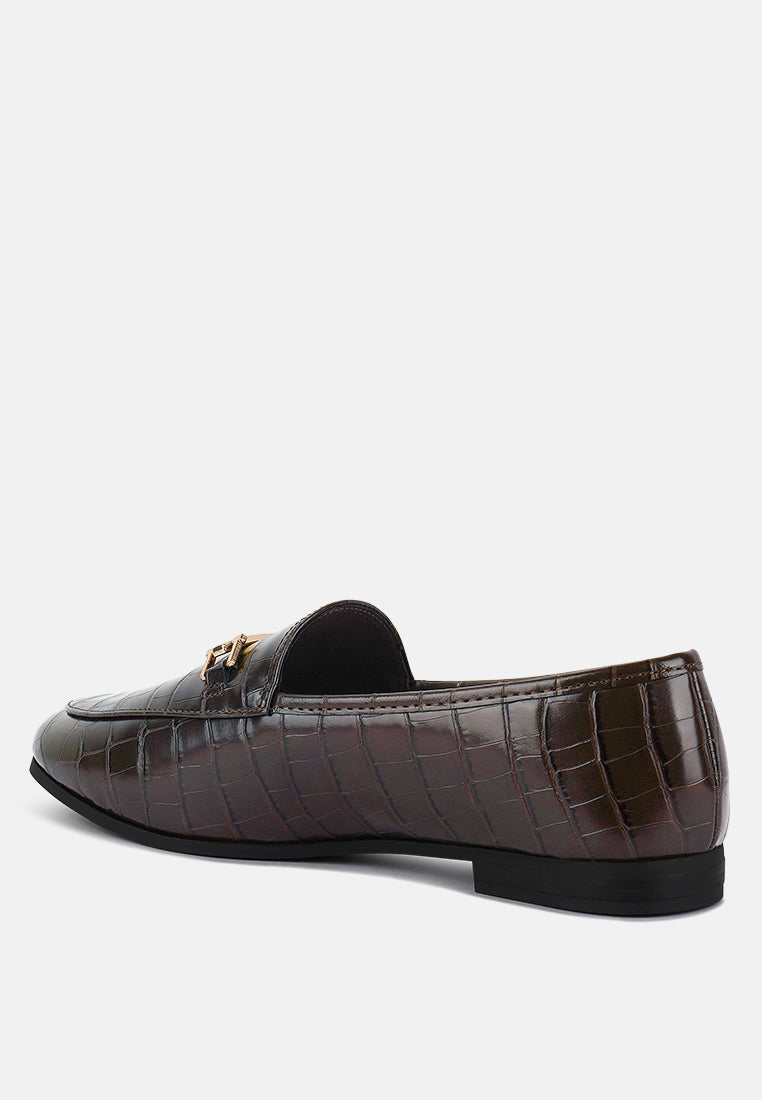 Deverell Street-Smart Horsebit Embellished Loafers - Glamourous Grace