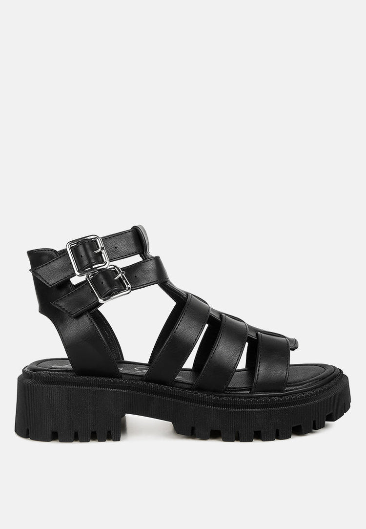 Dewey Chunky Gladiator Sandals - Glamourous Grace