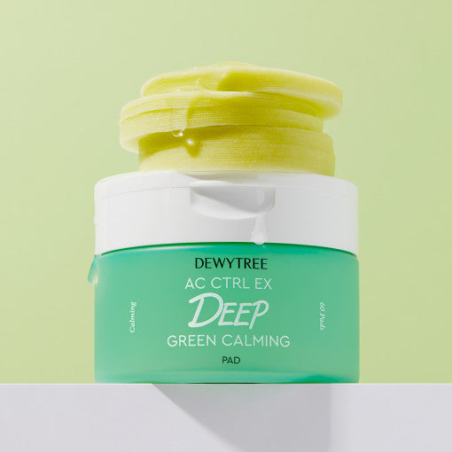 DEWYTREE AC Ctrl Deep Green Calming Pad 180g(60 Pads) - Glamourous Grace