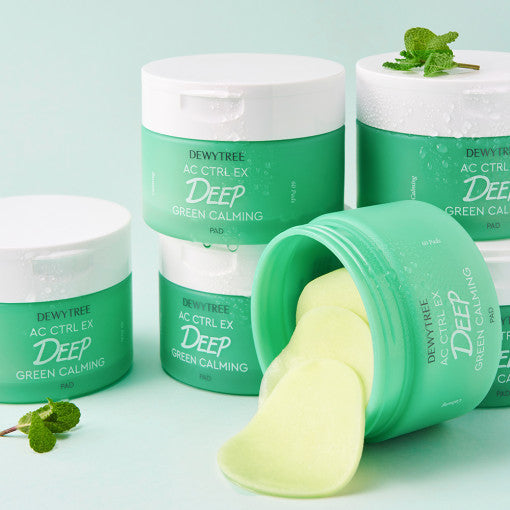 DEWYTREE AC Ctrl Deep Green Calming Pad 180g(60 Pads) - Glamourous Grace