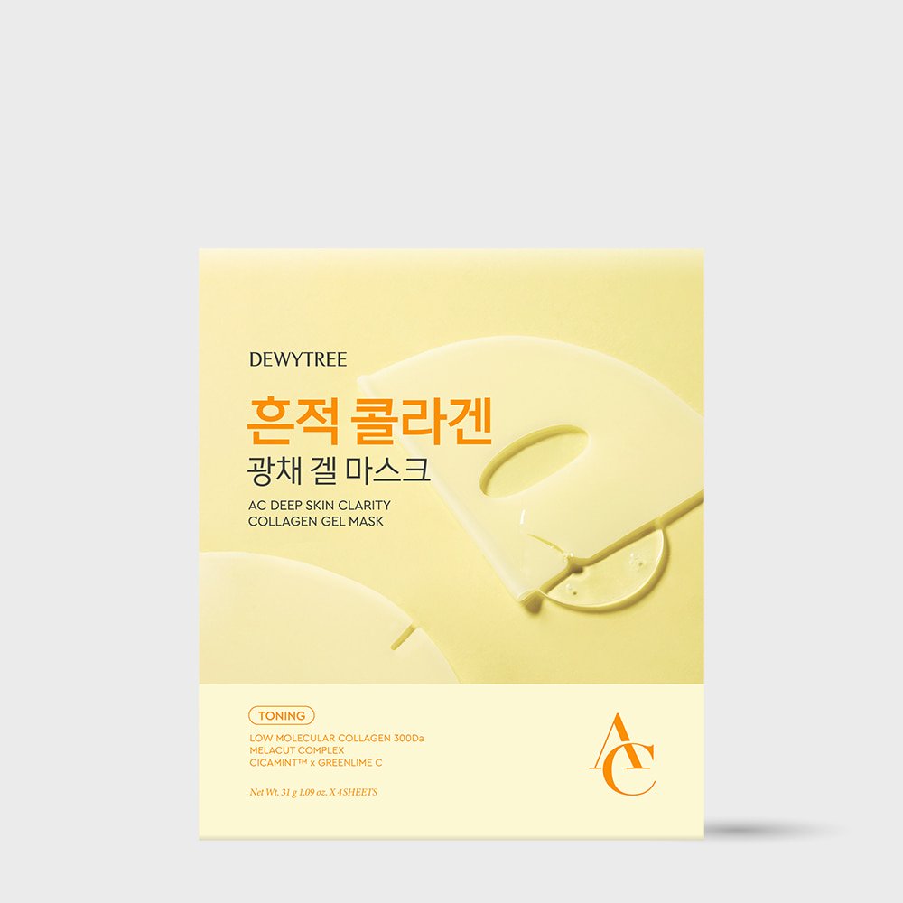 DEWYTREE AC Deep Skin Clarity Collagen Gel Mask 31g X 4ea - Glamourous Grace