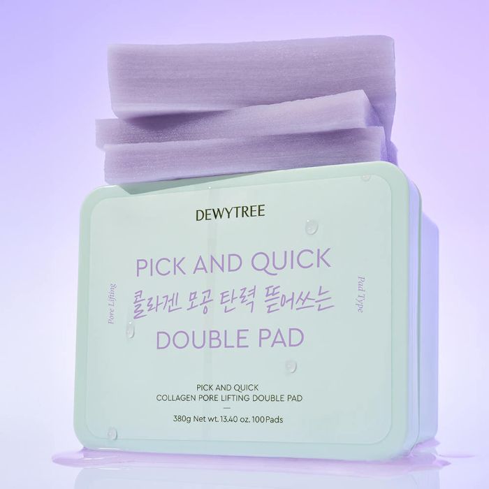 DEWYTREE Pick And Quick Collagen Pore Lifting Double Pad 380g/100ea - Glamourous Grace