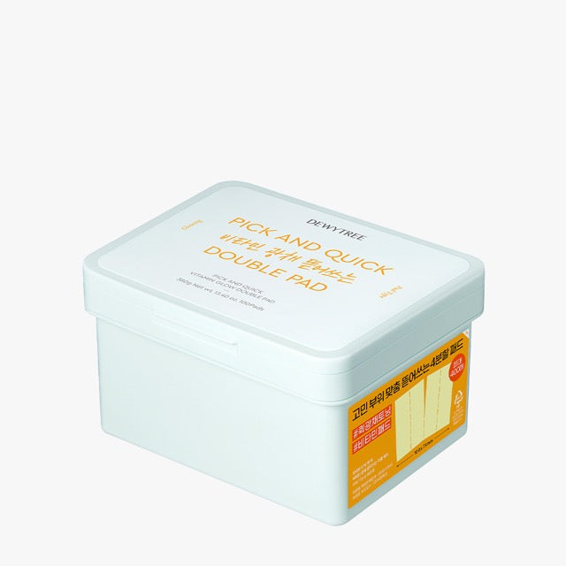 DEWYTREE Pick And Quick Vitamin Glow Double Pad 380g/100ea - Glamourous Grace
