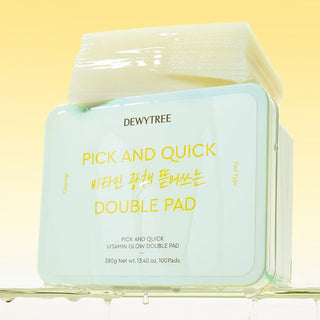 DEWYTREE Pick And Quick Vitamin Glow Double Pad 380g/100ea