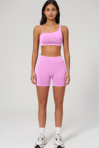 The Empower One-Shoulder Sports Bra