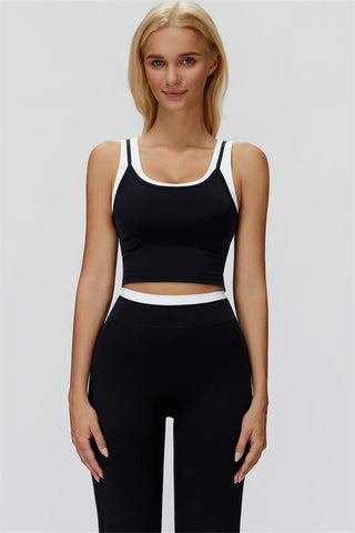 The Canyon Crop Tank Flared Leggings 2-Piece Set