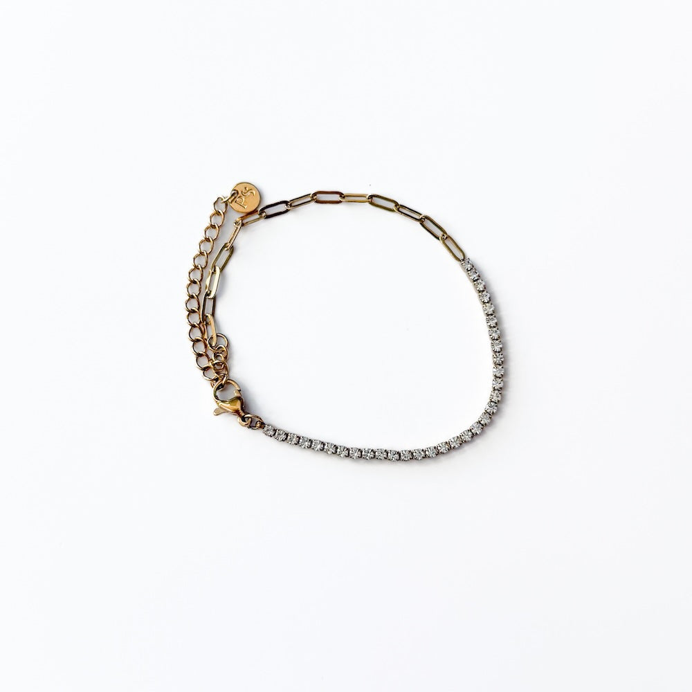 Diamond Tennis Chain Bracelet - WATERPROOF