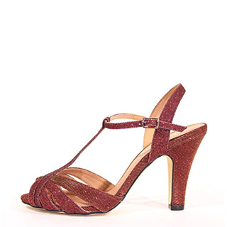 Diana Sparkly T-Strap Heels - Glamourous Grace